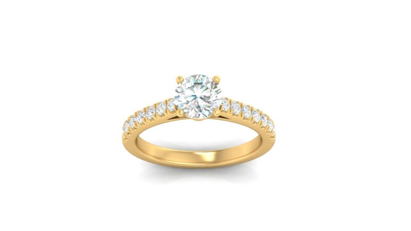 anello solitario cartier con diamanti