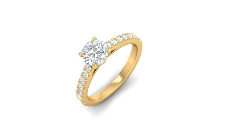 anello solitario cartier con diamanti