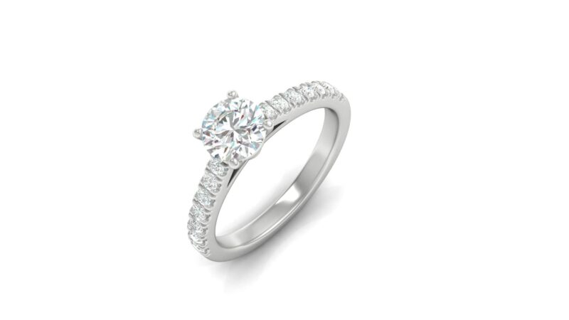 anello solitario cartier con diamanti