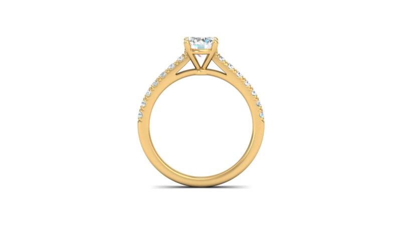 Solitario Cartier con diamanti - Diamanti Anversa