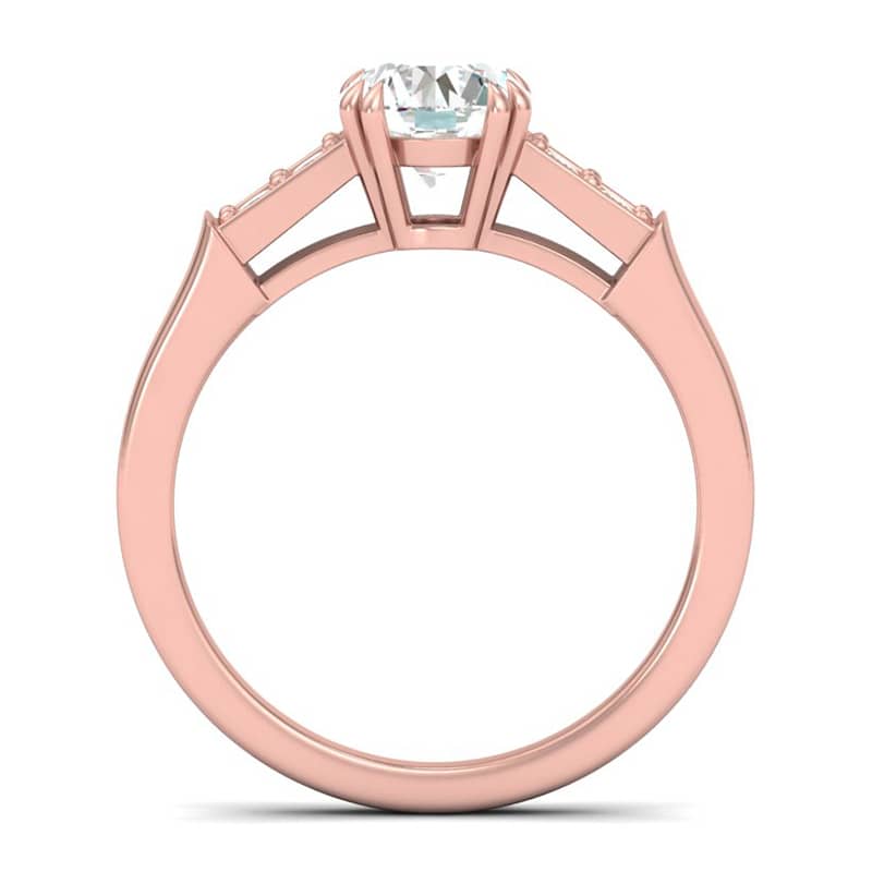 Diamanti Anversa - anello solitario harry winston - oro rosa