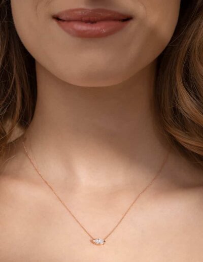 Diamanti Anversa - collana punto luce marquise