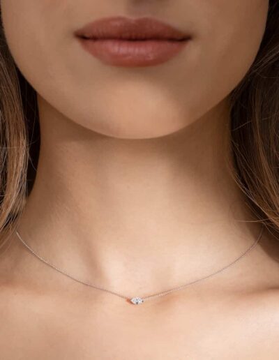 Diamanti Anversa - collana punto luce marquise