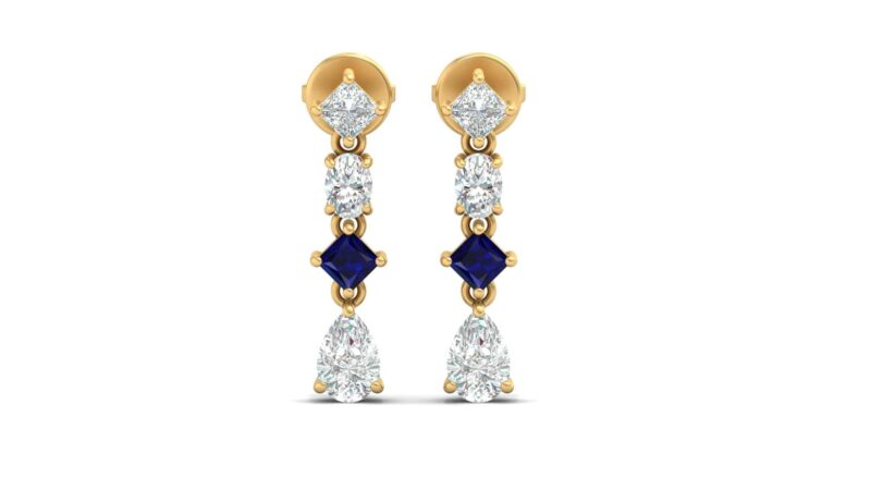 Diamanti Anversa - orecchini diamanti e zaffiri