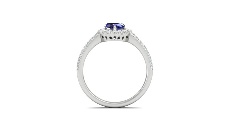 Diamanti Anversa - zaffiro cuore e diamanti