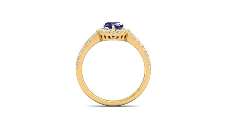 Diamanti Anversa - zaffiro cuore e diamanti