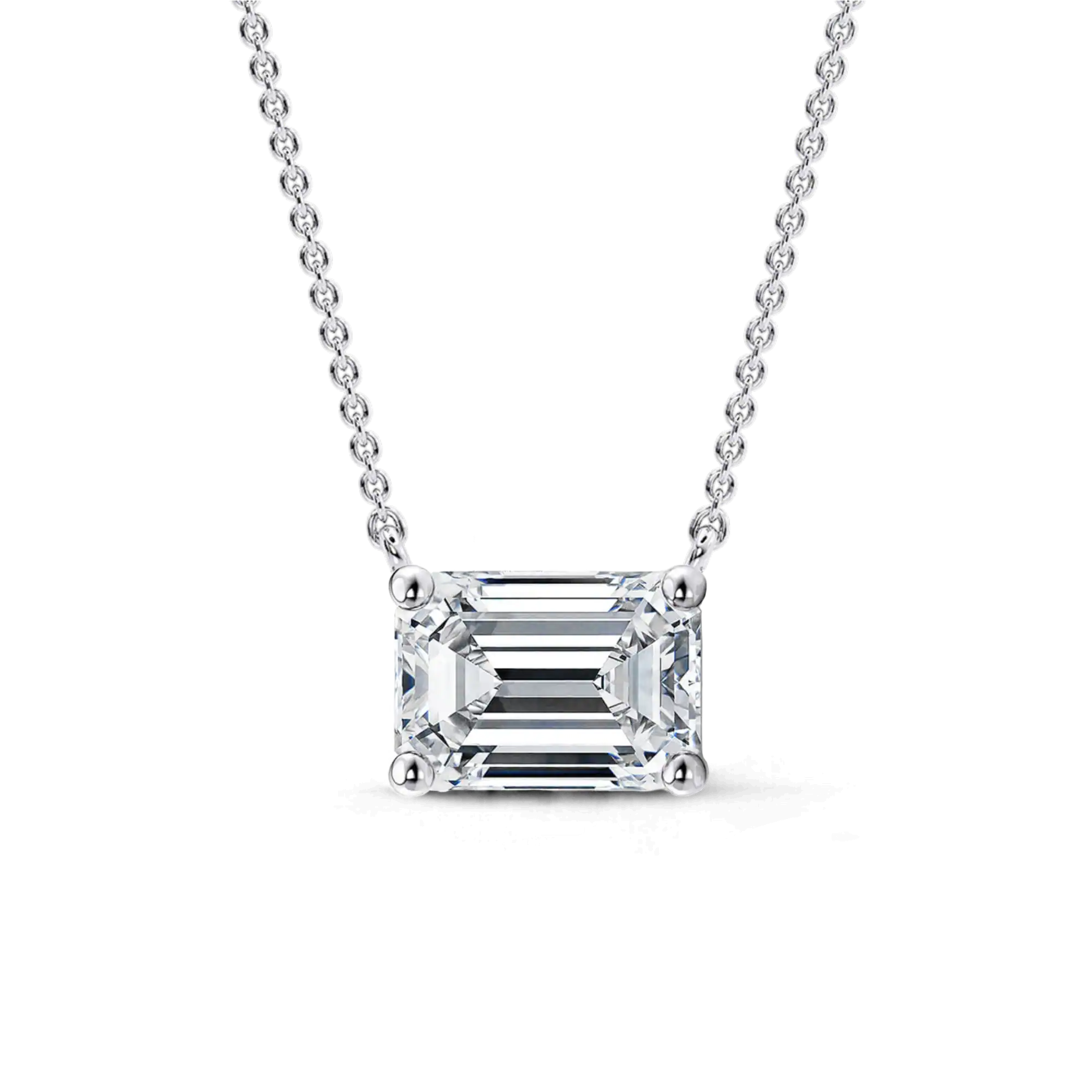 VEXXS Collana Uomo E Donna Taglio Diamante In Acciaio Inox 316L - Placcata Oro 18K E Oro Bianco, Ipoallergenica