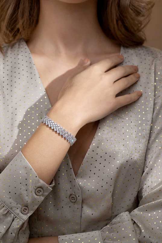 Bracciali con diamanti